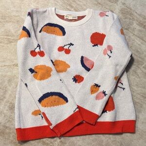 Tucker + Tate Kids Fruit Pattern Sweater - White and Red